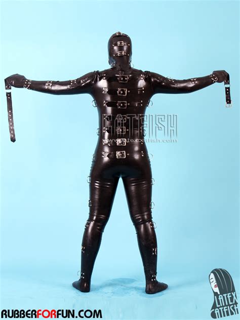 gimpsuit|Men's 0.8mm Latex 'Buckled Up' Gimp Suit .